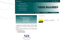 Desktop Screenshot of dalmed.nzozy.com